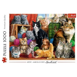 Trefl - Puzzle - Katzen, 1000 Teile