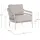 BIZZOTTO Talaia Gartensessel 84 x 82 x 82 cm grau