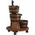 vidaXL Wasserfall Gartenbrunnen mit Rollen und Pumpe