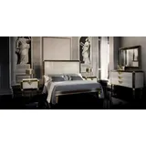 Xlmoebel Schlafzimmer-Set Schlafzimmer Set Vollständiges Bett 5-teilig. arredoclassic Neu, (5-tlg., 5 tlg. Schlafzimmer Set), Hergestellt in Europa weiß