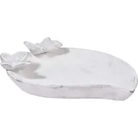 Dobar Vogelbad Foglia 37 x 28 cm Weiß