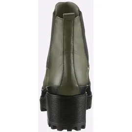 Heine Stiefelette in khaki-schwarz | Gr.: 38