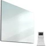 Klarstein Infrarotheizung mit Thermostat, 600W Elektroheizung, Smart Infrarotheizung zur Wandmontage, IR mit Erkennung Offener Fenster, Feuchtraum