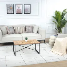 livabliss "PRAGUE", braun, B:200cm H:14mm L:275cm, Kunstfaser, Teppiche, Teppich, Skandi Design, Modern Boho Kurzflor Wohnzimmerteppich, Schlafzimmer