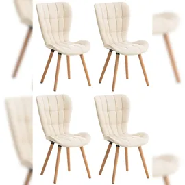 CLP 4er Set Esszimmerstuhl Elda Kunstleder