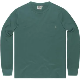 Vintage Industries Grant Pocket Langarmshirt grün-blau S