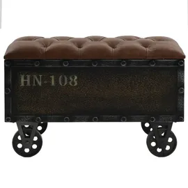 vidaXL Bettbank Vintage Braun 80,5 x 41 x 50 cm