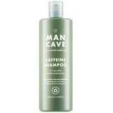 ManCave Shampoo Herren, 500 ml Koffein Shampoo, Shampoo gegen Haarausfall, Natürliche Formel für Gesundes Haarwachstum, Vegan, Tierversuchsfrei, Tube aus Recycling-Kunststoff