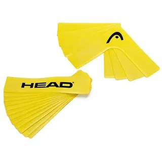 HEAD Unisex-Erwachsene 12 Marks / 4 Court Edges Tennis-Zubehör, gelb, Einheitsgröße