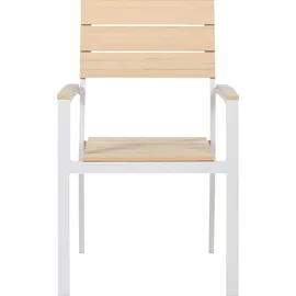 Beliani Como Set 7-tlg. Beige/Weiß