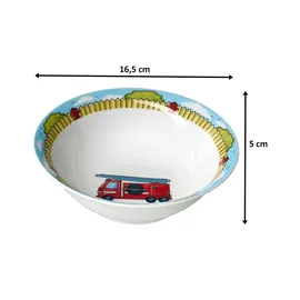 Ritzenhoff & Breker Feuerwehrmann Bernie Kindergeschirr-Set 3-tlg. mehrfarbig
