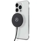 Mercedes-Benz Mercedes Big Silver Logo - MagSafe 15W Inductive Charger (black) - Schwarz