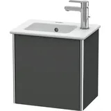 Duravit Waschtischunterschrank wandhängend „XSquare“ 41 × 40 × 28,9 cm, in Graphit Matt