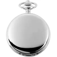 Excellanc Taschen-Skelett Uhr mit Kette Unisex Analog Mechanisch 4000021 (silberfarbig)