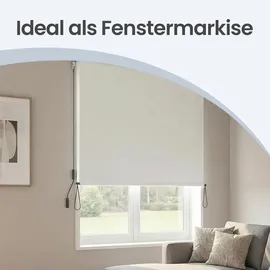 Songmics Windschutz 1,4 x 250 cm Beige Polyester