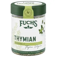 Fuchs Gewürze - Thymian gerebelt - mediterrane Kräuternote für Feta, Gemüse und Fleischgerichte - natürliche Zutaten - 20 g in wiederverwendbarer, recyclebarer Dose
