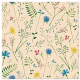 Papstar 20 Servietten, 33 cm x 33 cm natur