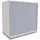 FM Büromöbel Rollladenschrank Kunststoff 80 cm grau