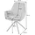 Mendler Esszimmerstuhl HWC-G67 Samt anthrazit-blau