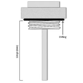SPEC-X Hh 38 30 Mm 53 Öltemperatur-messstab - Silver - One Size