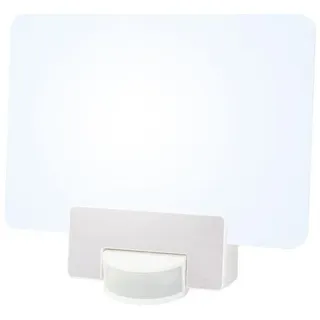 REV Ritter REV LED Außenwandleuchte Hausnummer 12 W, Bewegungsmelder, weiß