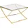Beliani Couchtisch Gold Edelstahl 70 x 70 x 45 cm