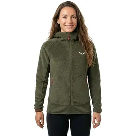 Salewa Tognazza Polarlite Kapuzenfleece - Dark Olive / Melange - XL