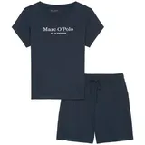 Marc O'Polo Marc O ́Polo Lounge Short Pyjama Set, Marine Baumwolle X-Large Damen