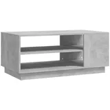 furnicato Moderner Couchtisch Betongrau Holzwerkstoff 102 x 55 x 43 cm