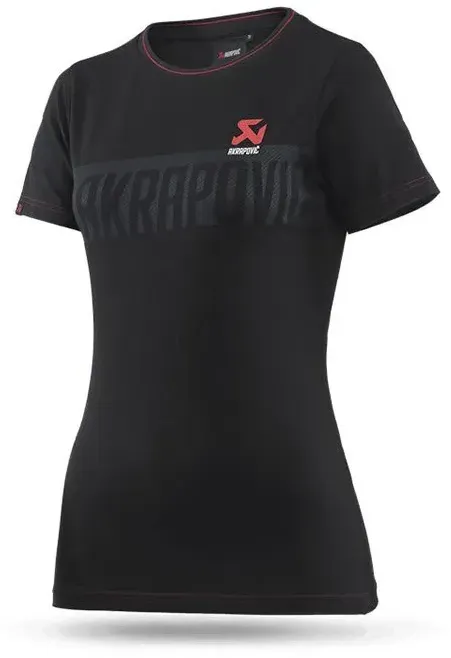 Akrapovic Corpo Kurzarm-t-shirt - Black / Red - L