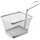 Lacor Frittierkorb quadratisch 12 cm Edelstahl grau