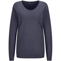 GOLDNER Rundhalspullover Blau 44