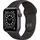 Apple Watch Series 6 GPS 44 mm Aluminiumgehäuse space grau, Sportarmband schwarz
