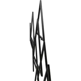 Art for the home Wandbild ART FOR THE HOME "Modern Geo", schwarz (farbe bild(er): schwarz), B:111cm H:64cm T:3cm Ø:3cm, Metall, Bilder, ration Metal Kunst Luxus Modern Dreiecke 1.11m x 64 cm