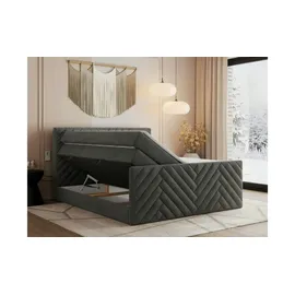 MKS Paris King Duo 200 x 200 cm H4 Dunkelgrau Velvet