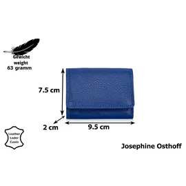 Josephine Osthoff Handtaschen-Manufaktur Josephine Osthoff Geldbörse unisex Portemonnaie blau