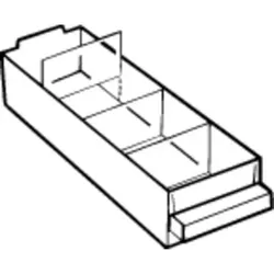 Ersatz-Schublade Typ G klar f. Magazin 250-3