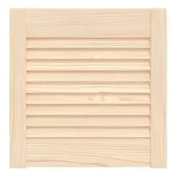VidaXL Schranktür Lamellen-Design 39,5x39,4 cm Massivholz Kiefer