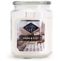 Candle BROTHERS Warm & Cozy Duftkerze 510 g weiß