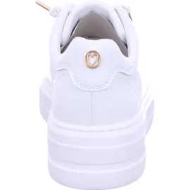Marco Tozzi Sneaker flach mit Schnürsenkeln Elegant, Weiß | Gr.: 38