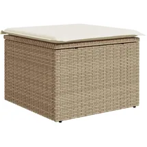 vidaXL Gartenhocker 55 x 55 x 37 cm beige 1 St.