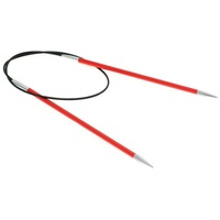 LANA GROSSA Rundstricknadeln Knit Pro Rundstricknadel Aluminium Rainbow, Rundstricknadel verschiedene Längen/Größen 60 cm
