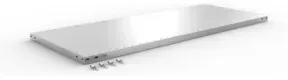 Meta Zusatzboden CLIP 200 1500 x 600 mm verzinkt + 4 Fachbodenträger