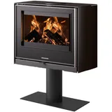 Oranier | Kaminofen | Ziva Cook | 6,5 kW | Schwarz | Standfuß