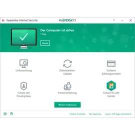Kaspersky Lab Internet Security Multi-Device 2017 3 Geräte 2 Jahre ESD DE Win Mac Android iOS