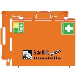 SÖhngen Erste Hilfe Koffer Beruf SPEZIAL Baustelle B400xH300xT150ca.mm orange