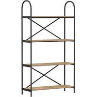 vidaXL Bücherregal 80 x 30 x 146 cm Artisan-Eiche