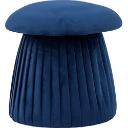 Roberta Pouf blau