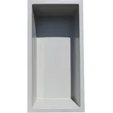 Wacredo GFK Rechteckbecken 240 x 120 x 60cm Kneippbecken Teichbecken Wasserspielbecken architektonisches Wasserbecken für Wasserspiel Glasfaser (Grau)