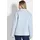 GOLDNER Flauschige Winterjacke mit Hemdkragen", in grau / blau, gemustert), | Gr.: 42,